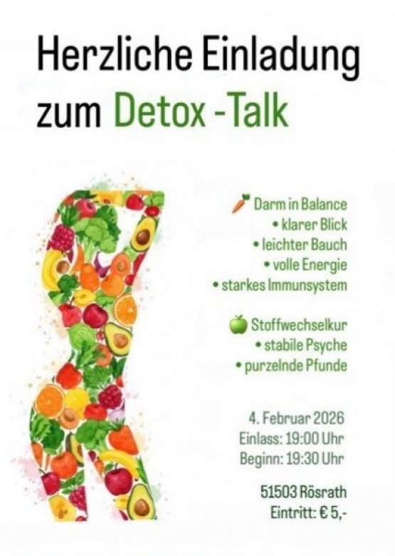 Einladung zum Detox-Talk